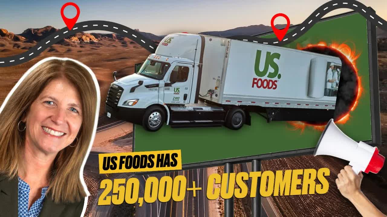 How US Foods Turned Their Massive Fleet of Trucks into Rolling Billboards for Success