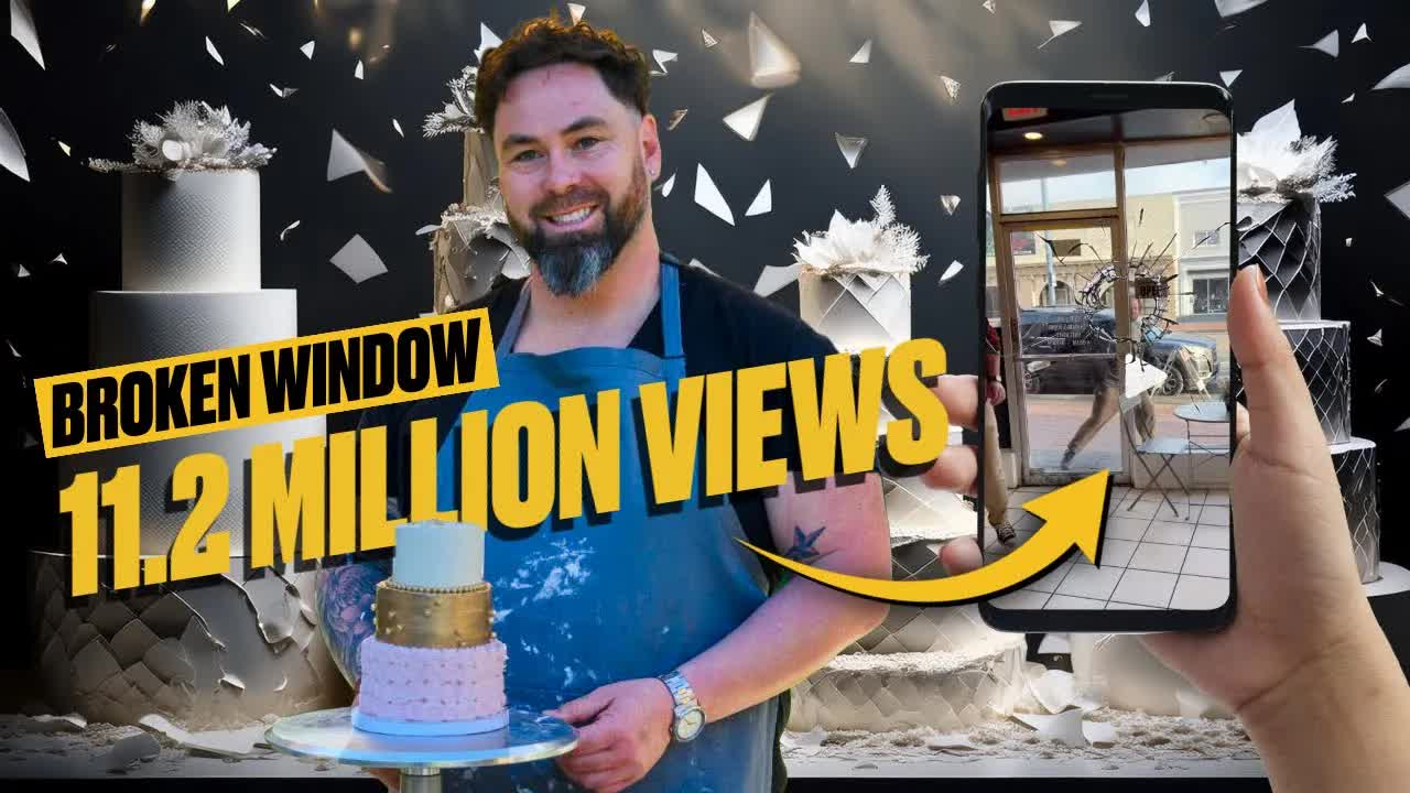 A Man Smashed This Baker’s Window. A Video Of The Attack Has 11.2 Million Views And Counting.