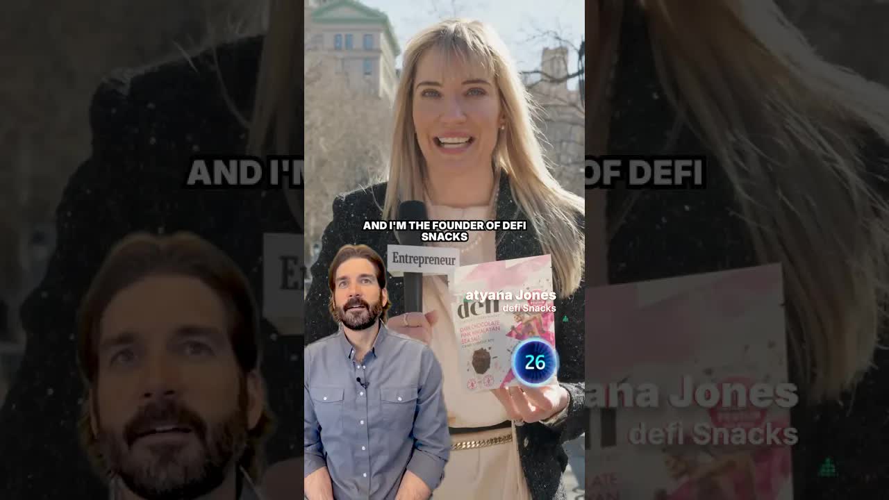 Will High Protein Chocolate Disrupt Snacking? Entrepreneur Elevator Pitch: On the Street
