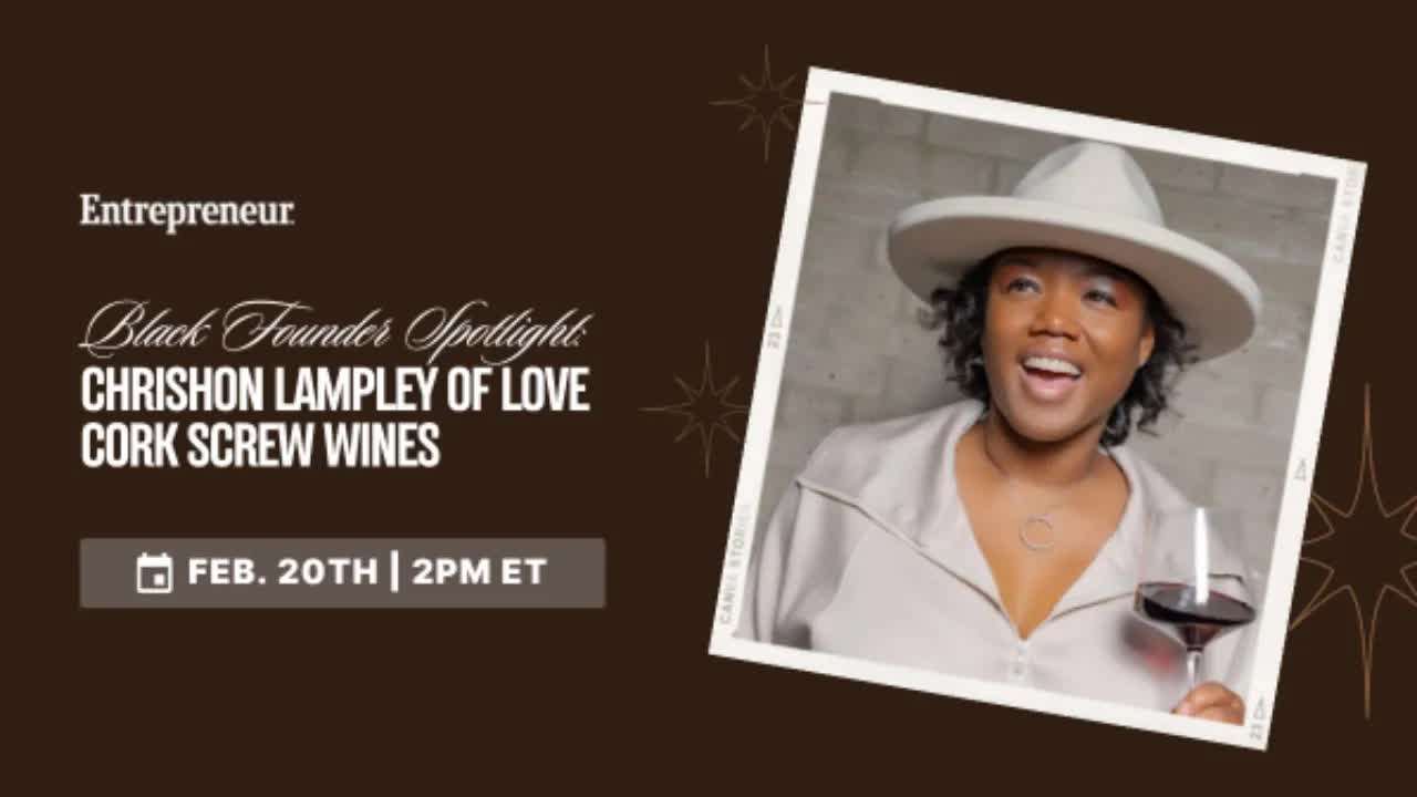 Black Founder Spotlight: Chrishon Lampley of Love Cork Screw Wines