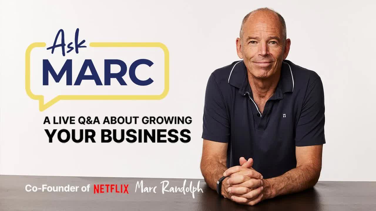 Ask Marc Randolph (Co-Founder of Netflix) - Live Q&A September
