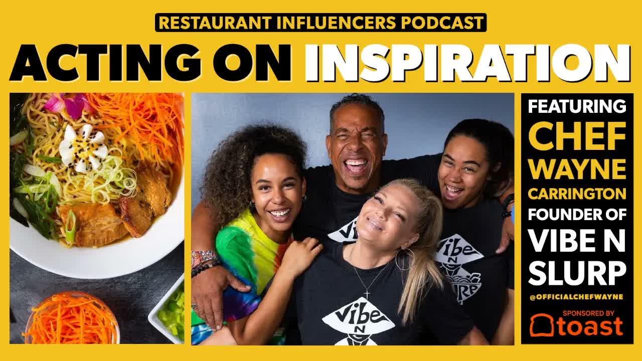 VIBE N SLURP founder Chef Wayne Carrington on Finding Inspiration and Acting On It