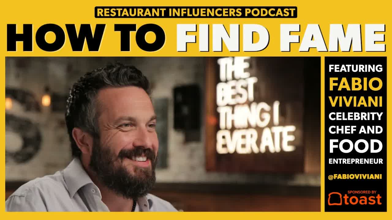 Celebrity Chef FABIO VIVIANI on Finding Food Fame (Restaurant Influencers - RI032)