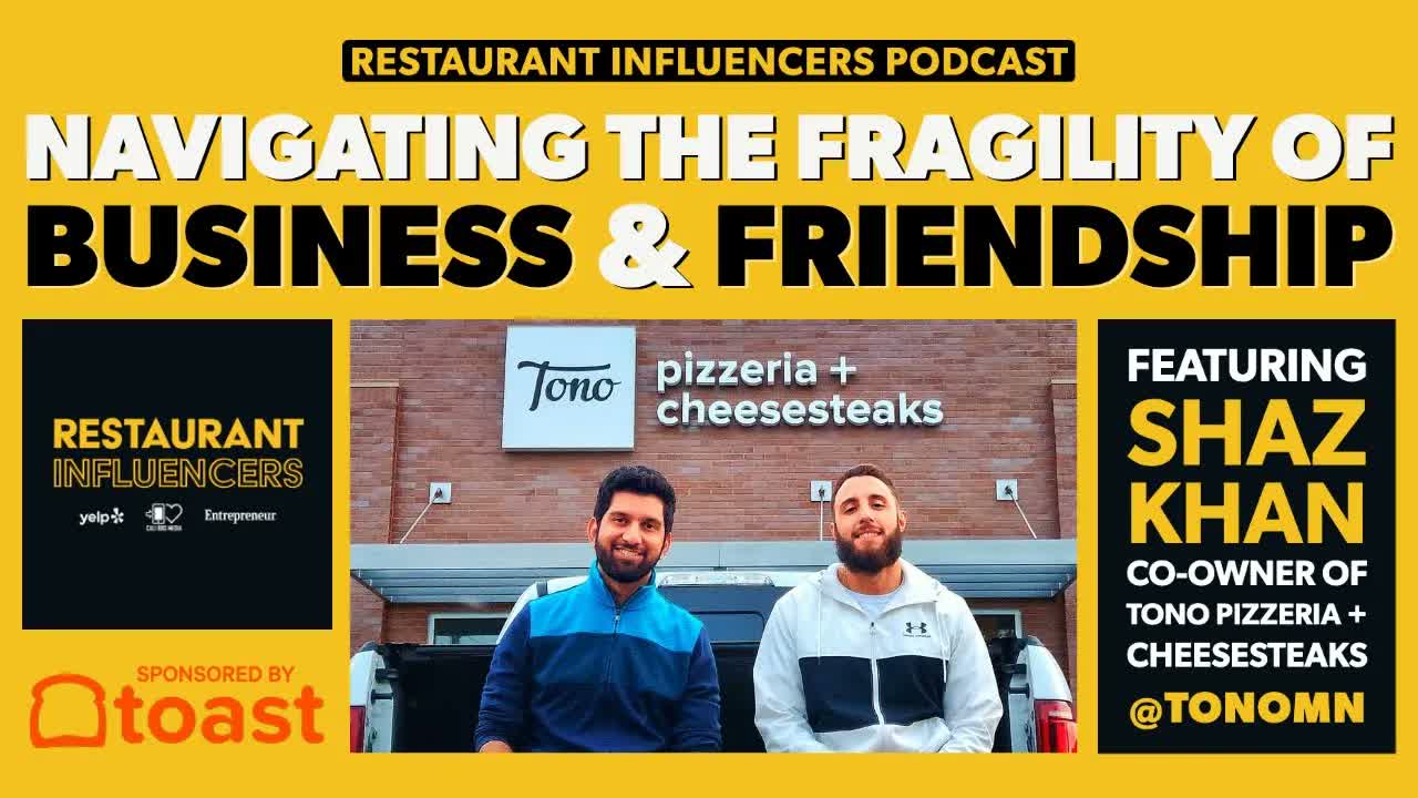 SHAZ KHAN of Tono Pizzeria and Cheesesteaks on Navigating Friendship + Business