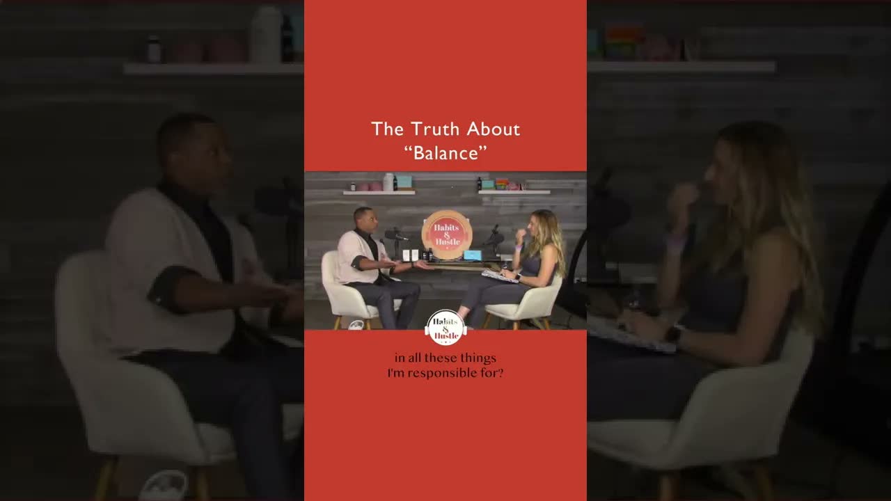 On the new ep of #HabitsandHustle w/ Jen Cohen, guest Touré Roberts talks the truth about balance.