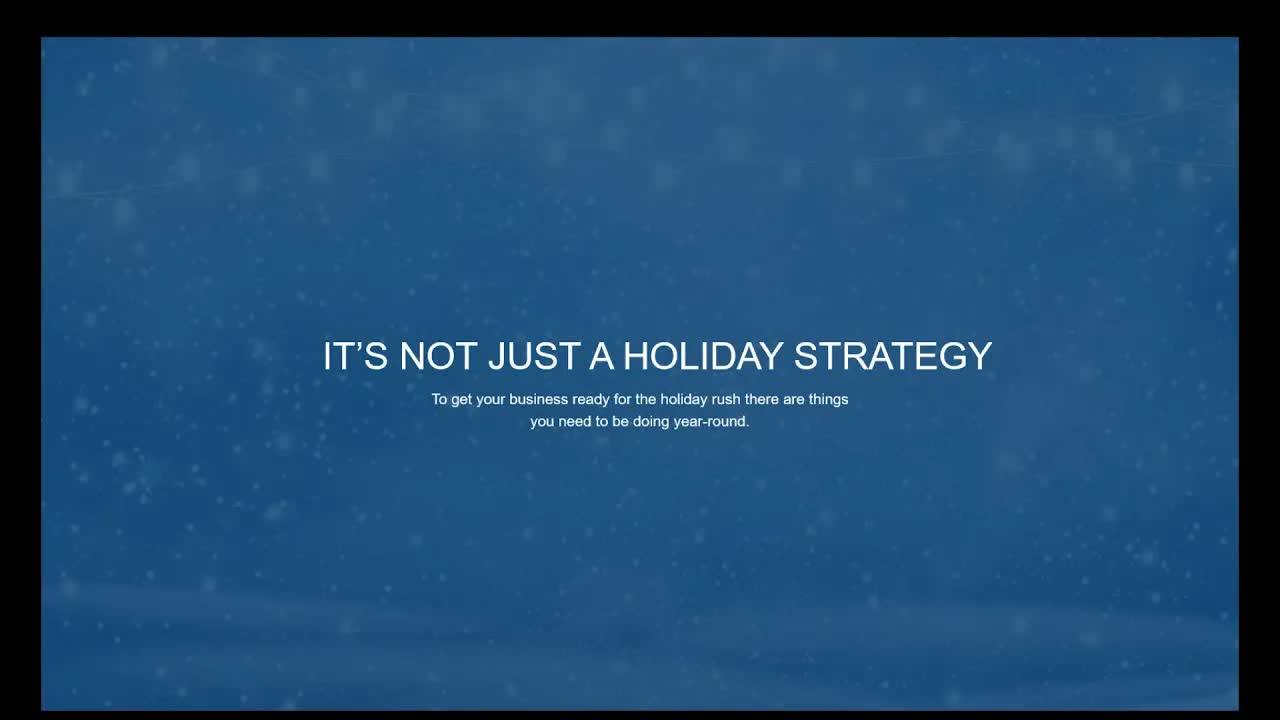 Free Webinar: 5 Strategies to Prepare Your Business for the Holiday Rush