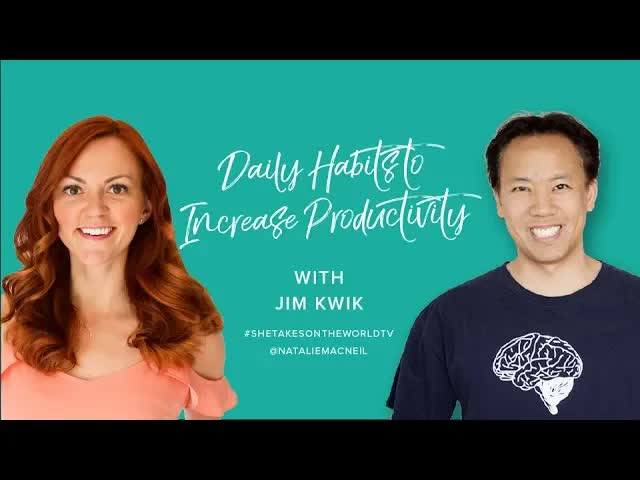 Daily Habits to Increase Productivity With Jim Kwik
