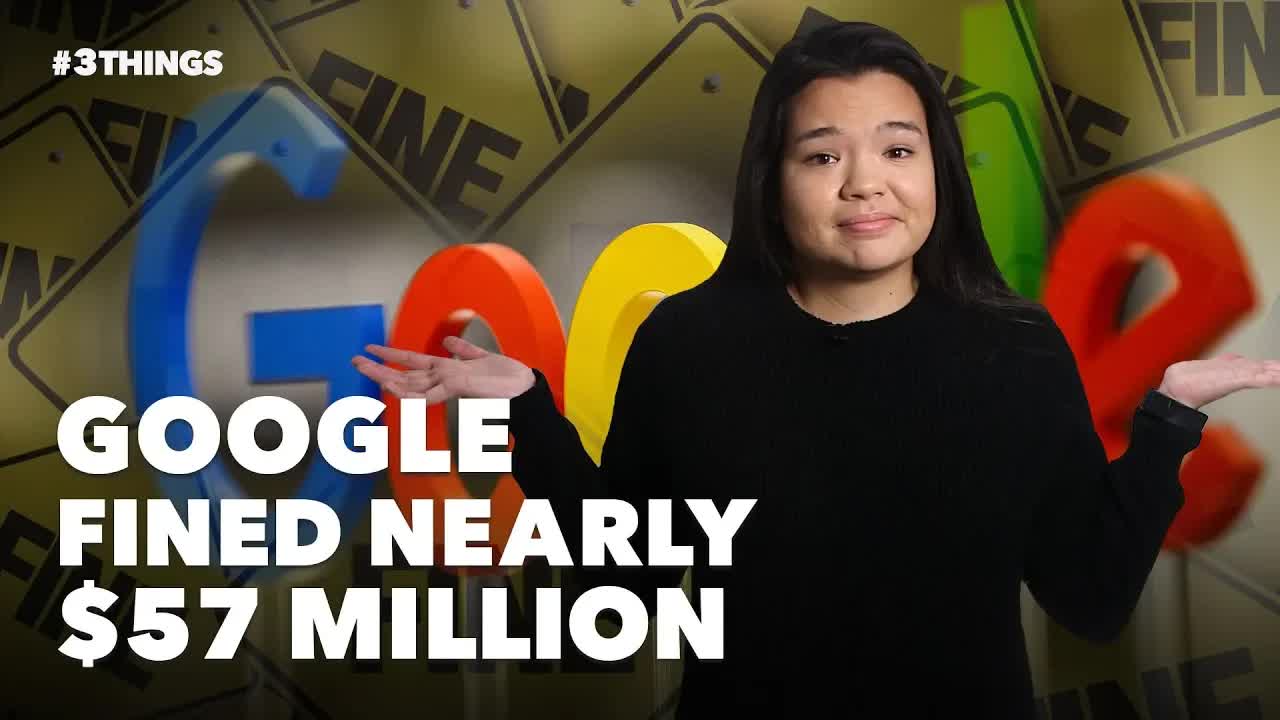 Google fined nearly $57 million