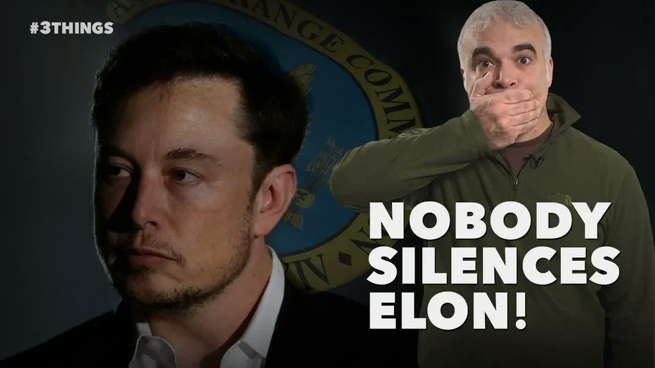 Nobody Silences Elon Musk and Apple's Squid Has a Butt on Its Forehead (60-Second Video)