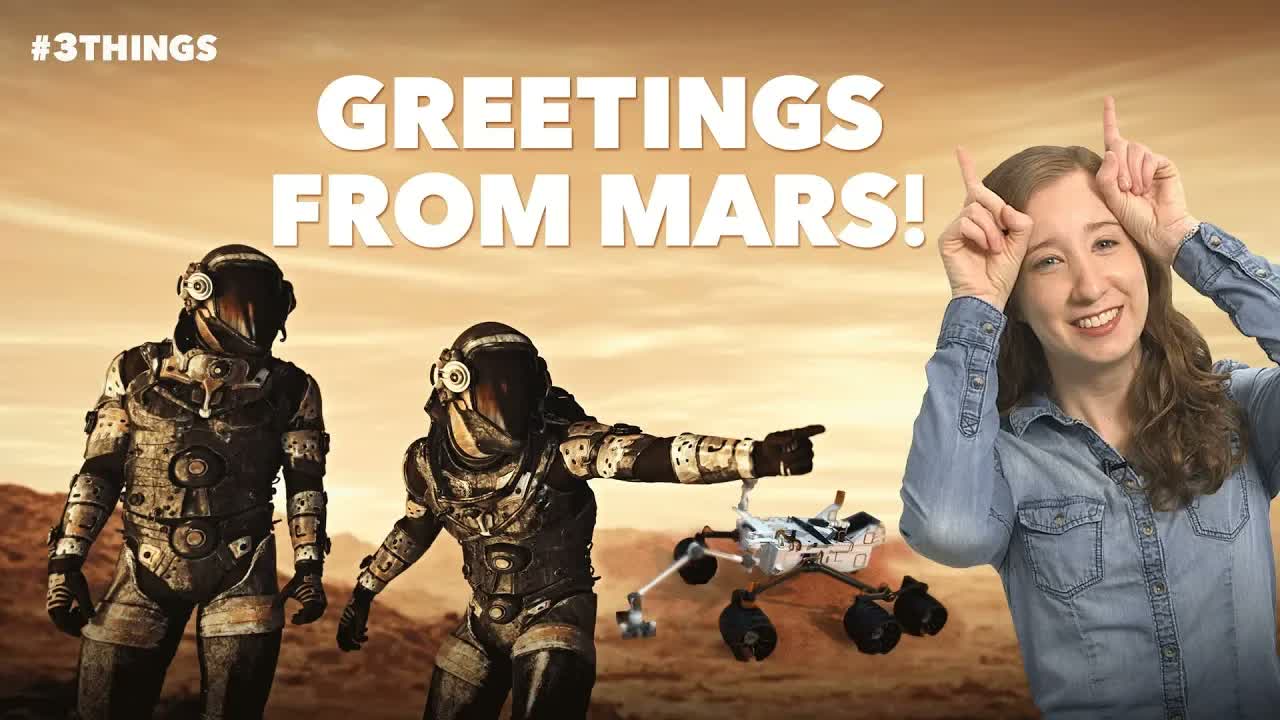 Mars Lander Sends First Snapshots (60-Second Video)