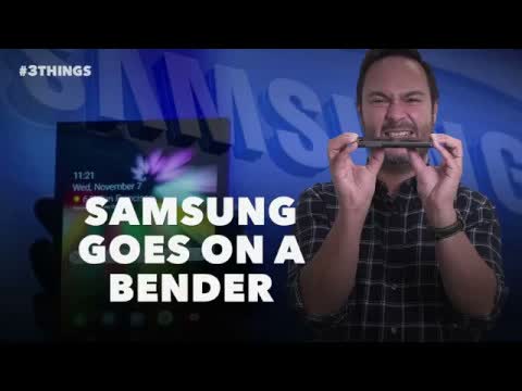 60-Second Video: Samsung Folds, Musk Is Out, and Alexa Talks Turkey