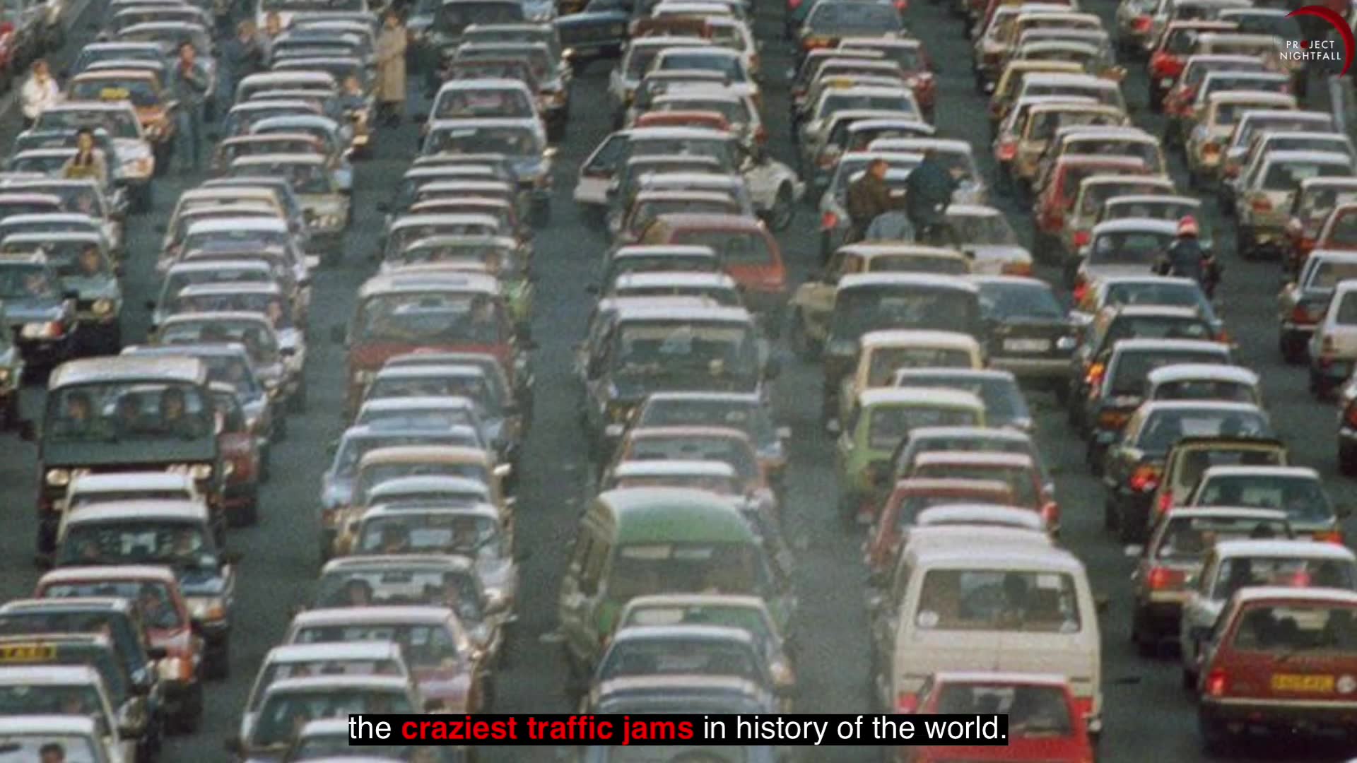 Historic gridlock events trapped drivers for days on highways worldwide