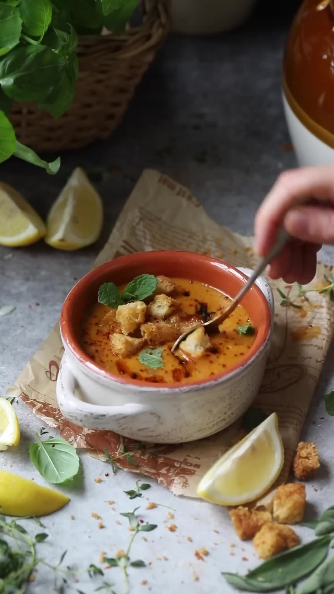 Comforting bowl recipes: creamy chicken and Turkish mercimek
