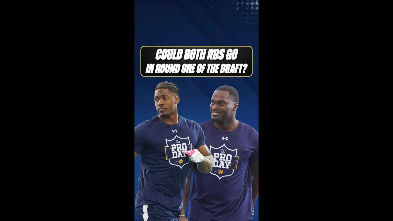 Could the #FightingIrish have TWO RBs go in the first round of the 2026 NFL Draft?