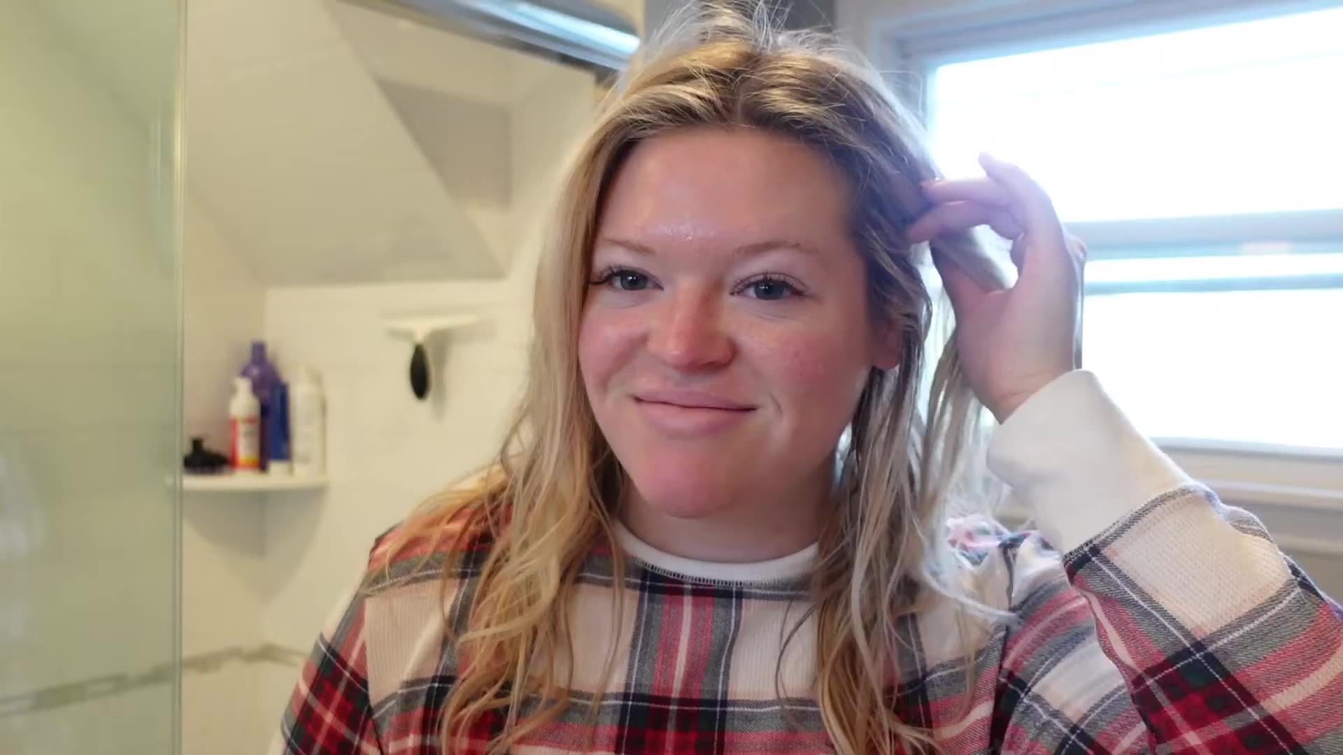 Applying fake tan, getting real about struggles, and hair styling tips