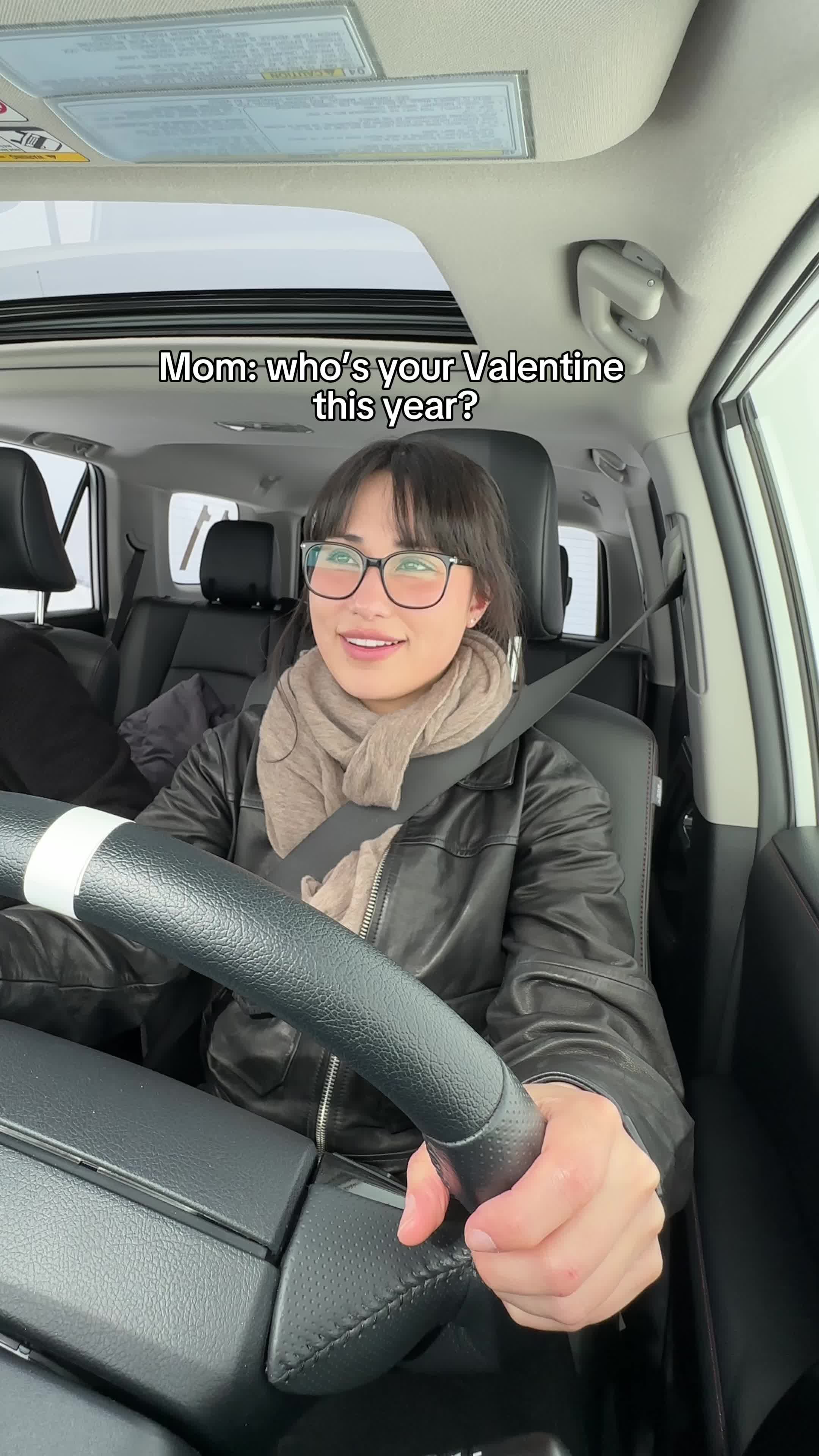 Awkward conversation about Valentine's Day with mom caught on camera