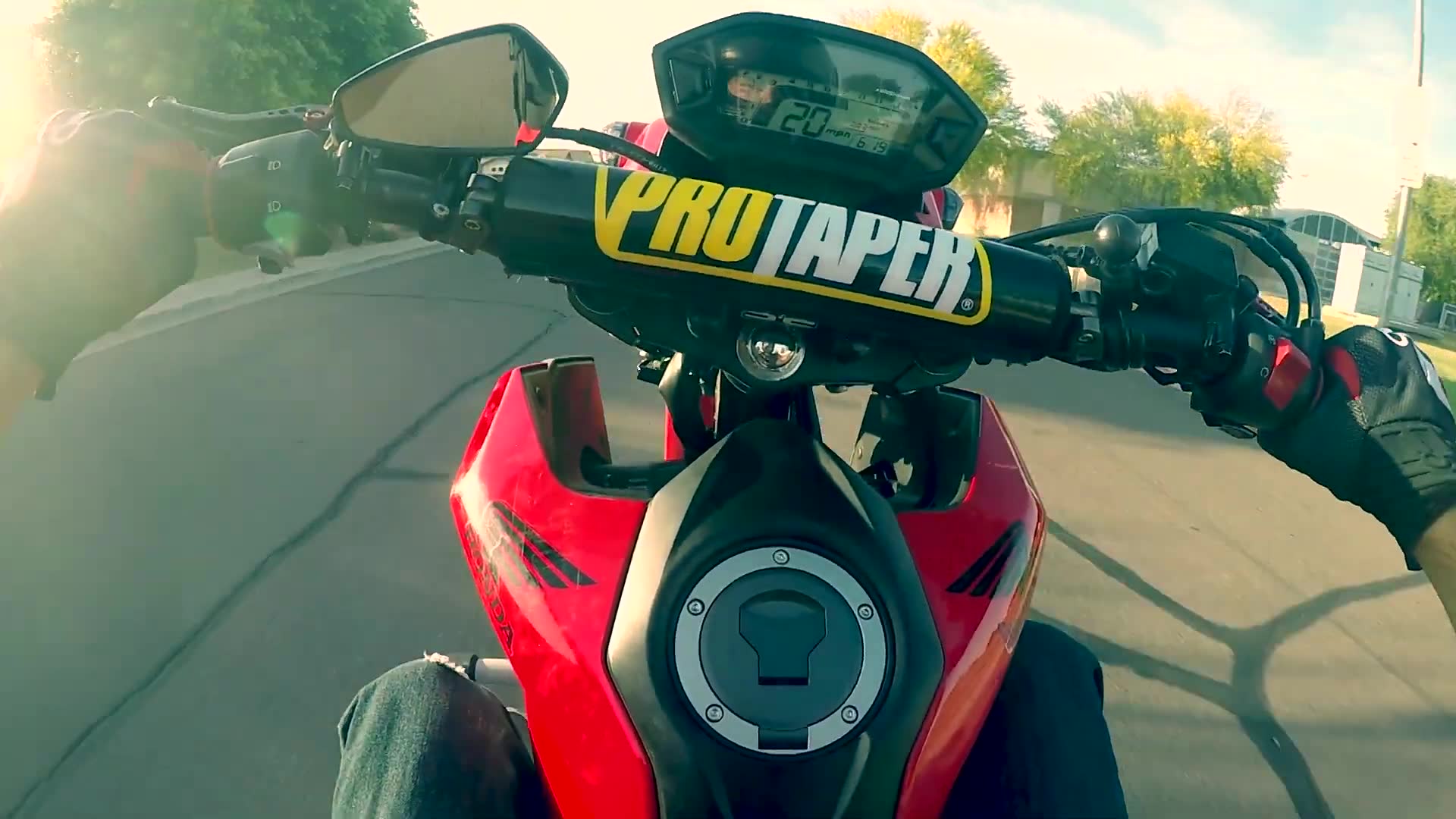 It's bike night! caught on camera during motorcycle adventure