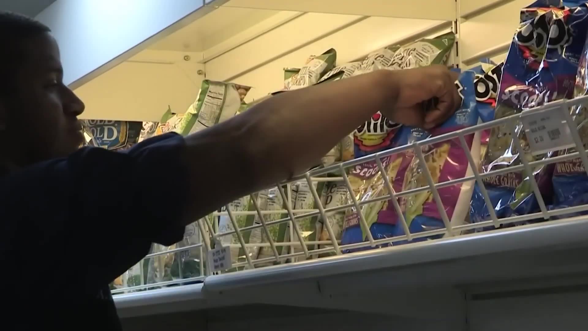 Retail operations aboard deployed supercarrier provide goods to personnel