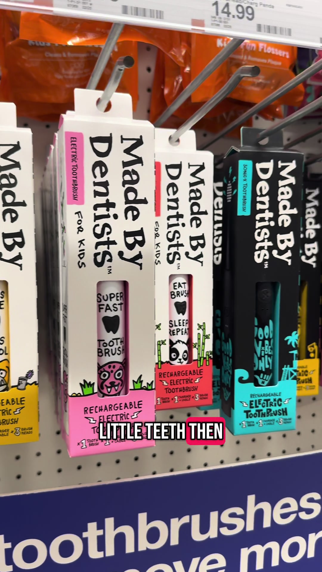Target made by dentists kids electric toothbrush review cute designs to encourage oral care habits