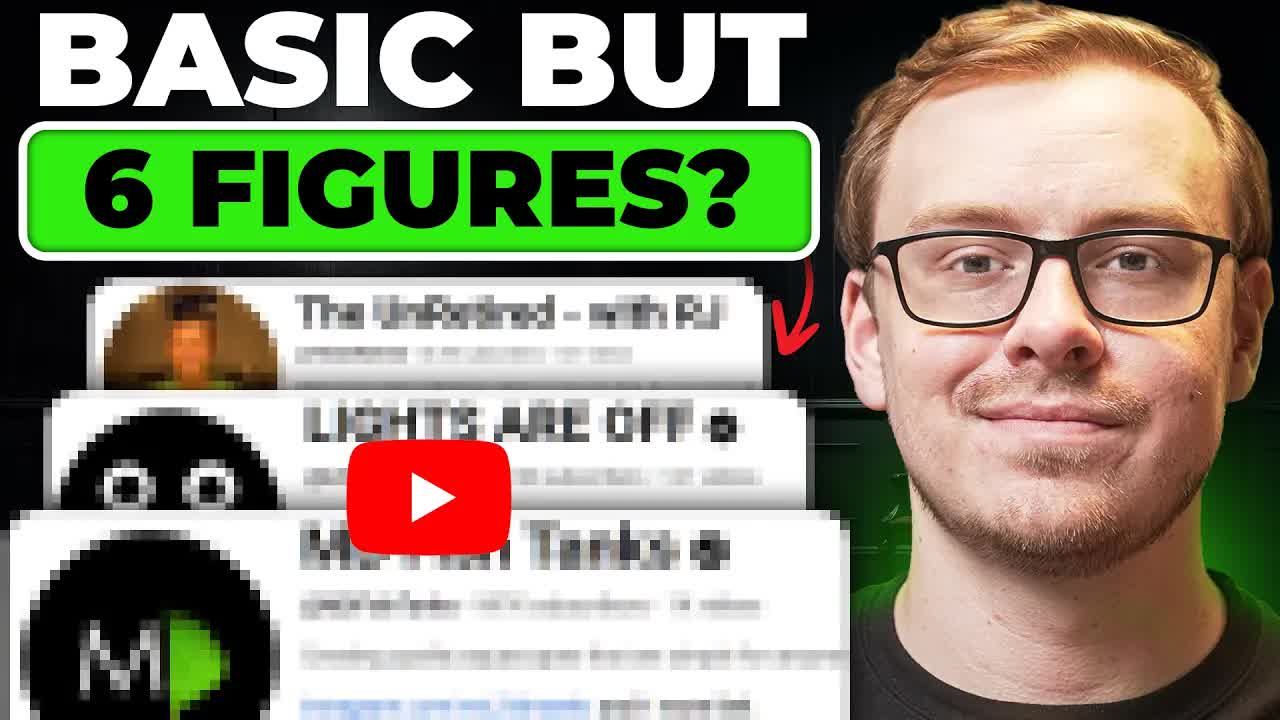 6 Weird-But-Basic Channels Making 6 Figures/Year (No Hype)