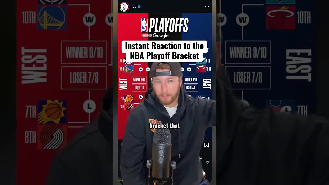 Reacting to the NBA Playoff Bracket 👀