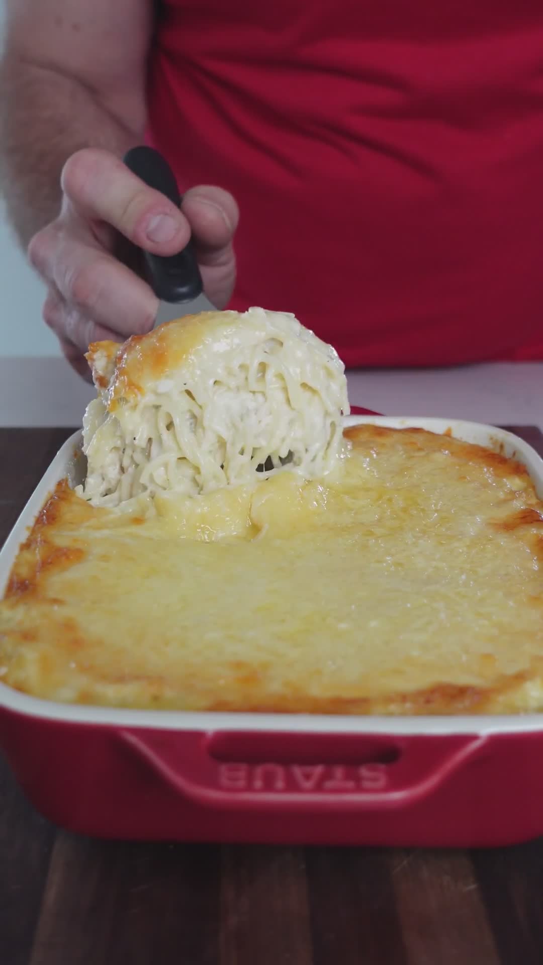 Comforting chicken tetrazzini casserole perfect for easy weeknight dinners