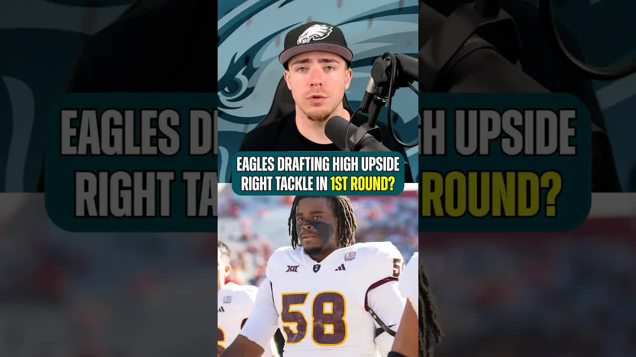 The #Eagles Could Get Their RT Of The Future In The 1st Round Of The NFL Draft 👀#philadelphiaeagles