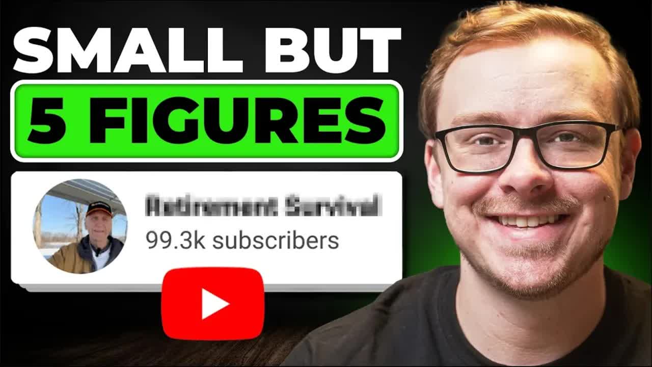 5 Small BUT Mighty YouTube Channels Making 5 Figures A Month