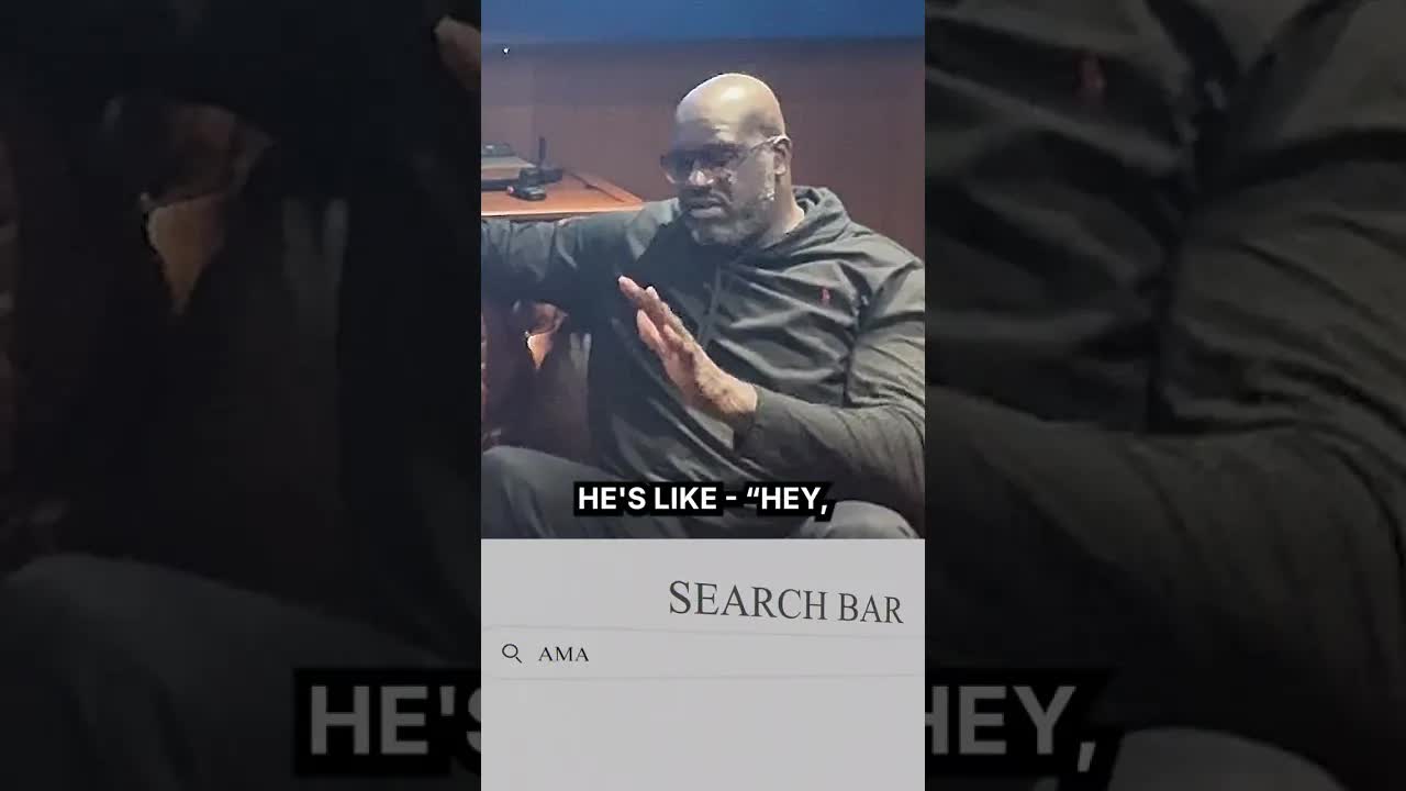 Shaq at the launch of tm:rw's flagship store