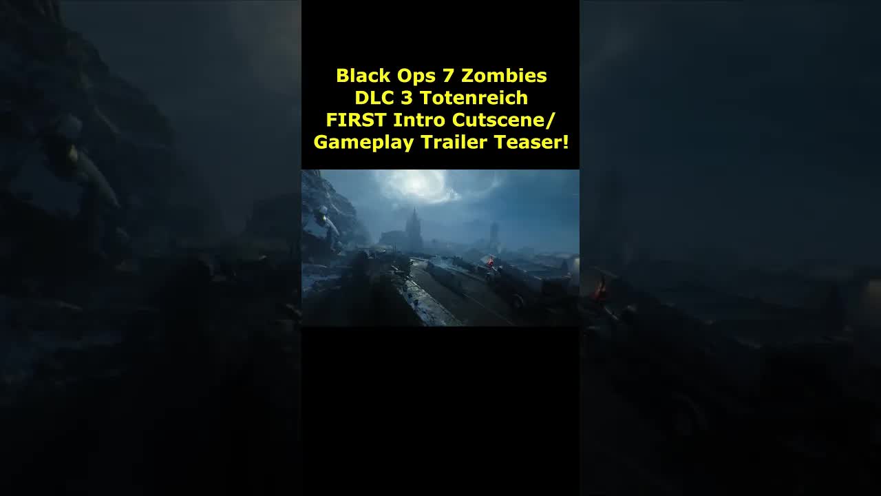 Totenreich First Gameplay Trailer Teaser (Black Ops 7 Zombies DLC 3 Season 3 Reloaded Map)