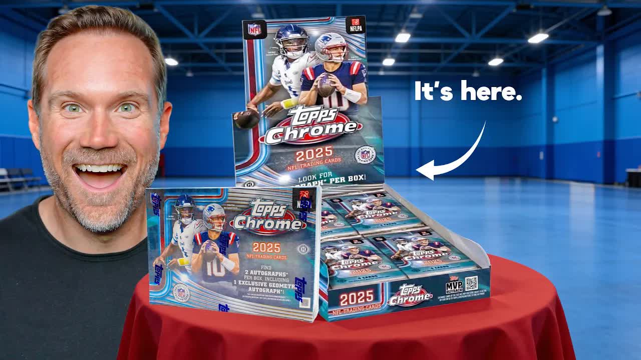 Opening 2025 Topps Chrome Football! 🔥(biggest product of the year) 