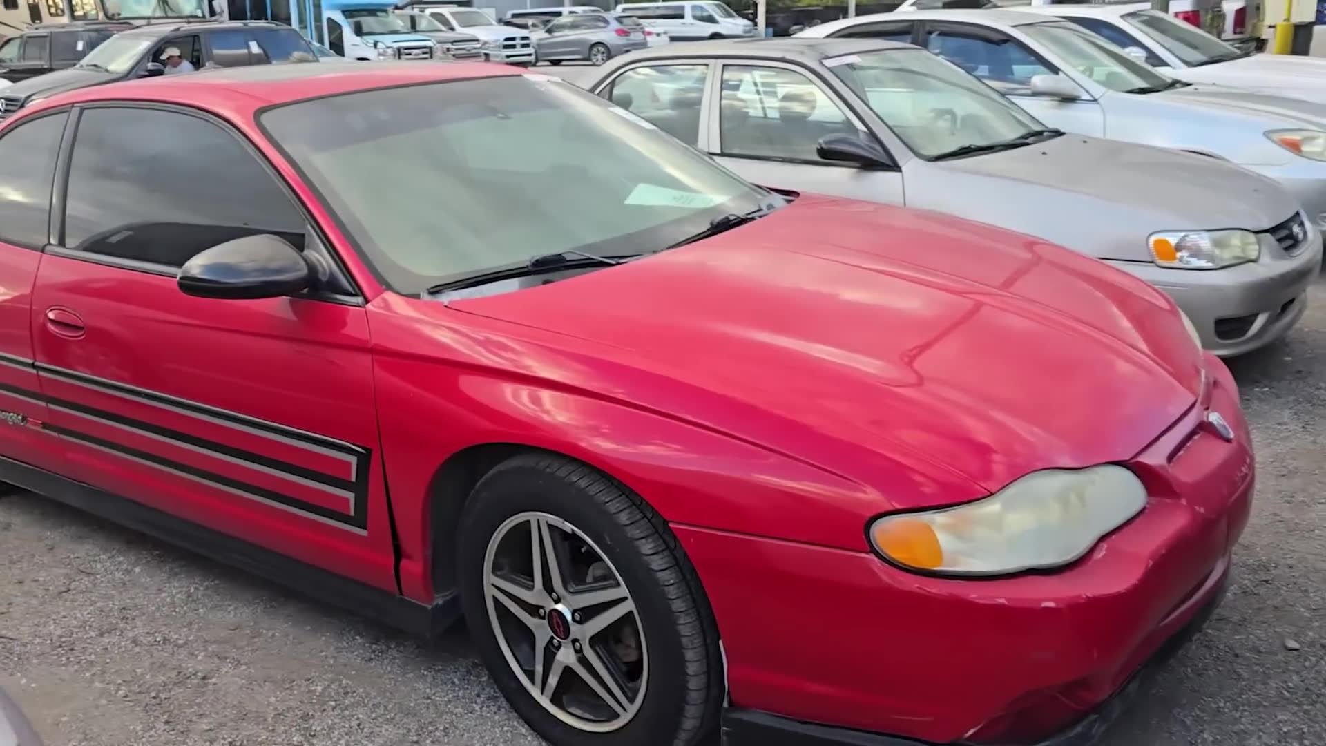 Teaching son to flip cars with $650 supercharged Monte Carlo project