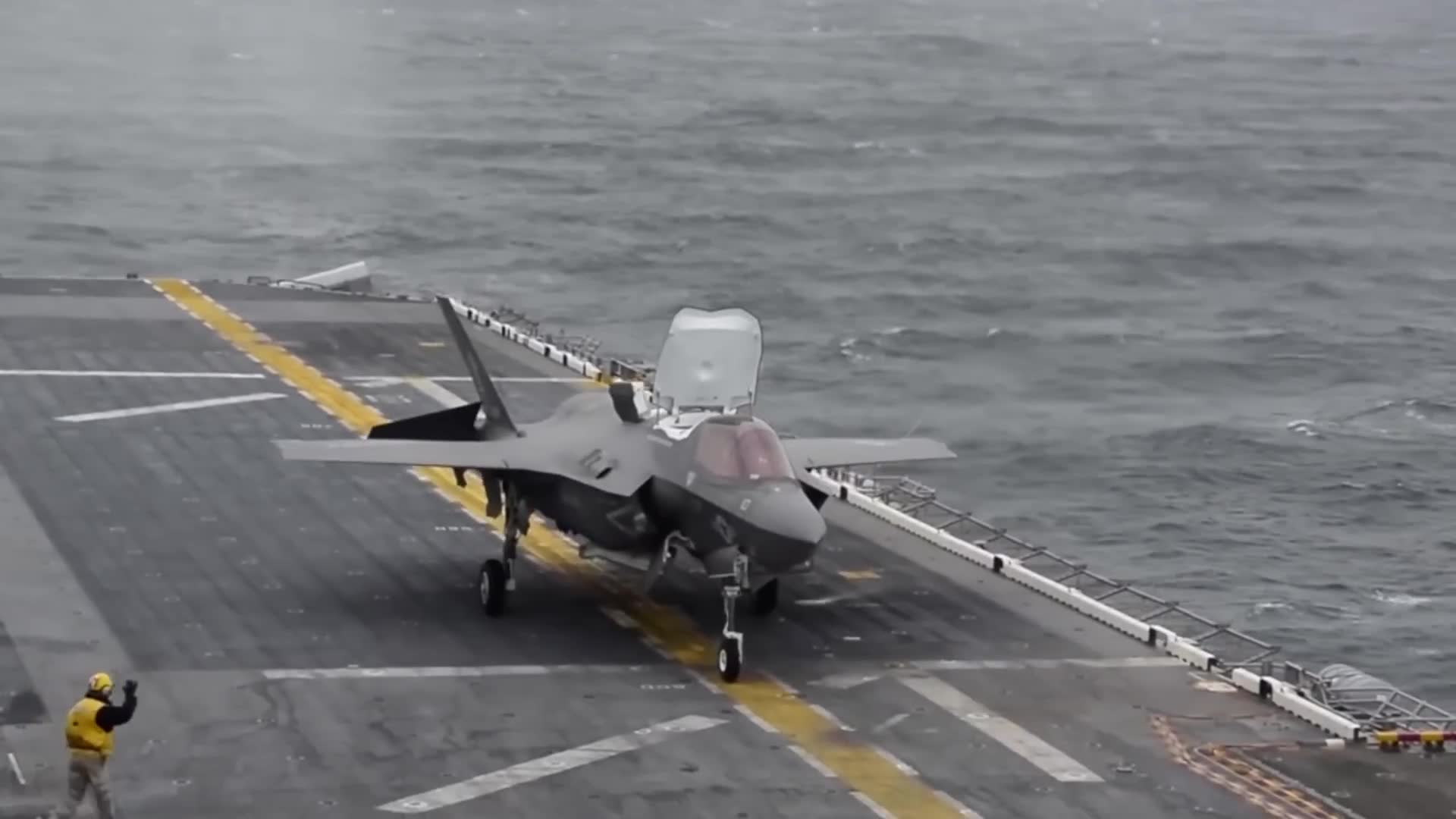 British carrier air wing scrambles against approaching reconnaissance aircraft