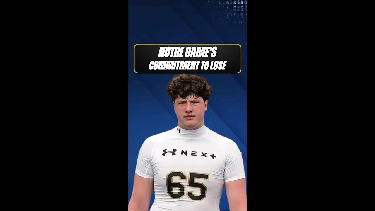 The #FightingIrish are in the driver seat for this top 100 rated offensive line prospect