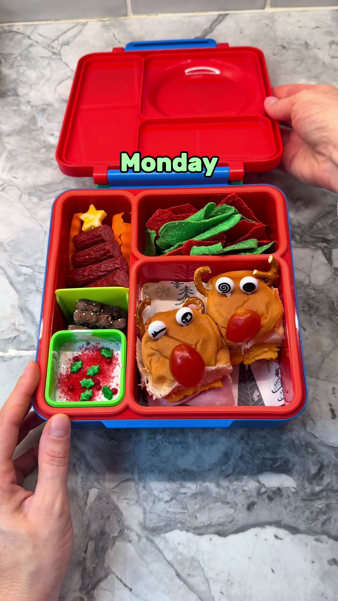Monday through Saturday holiday lunches with creative variations