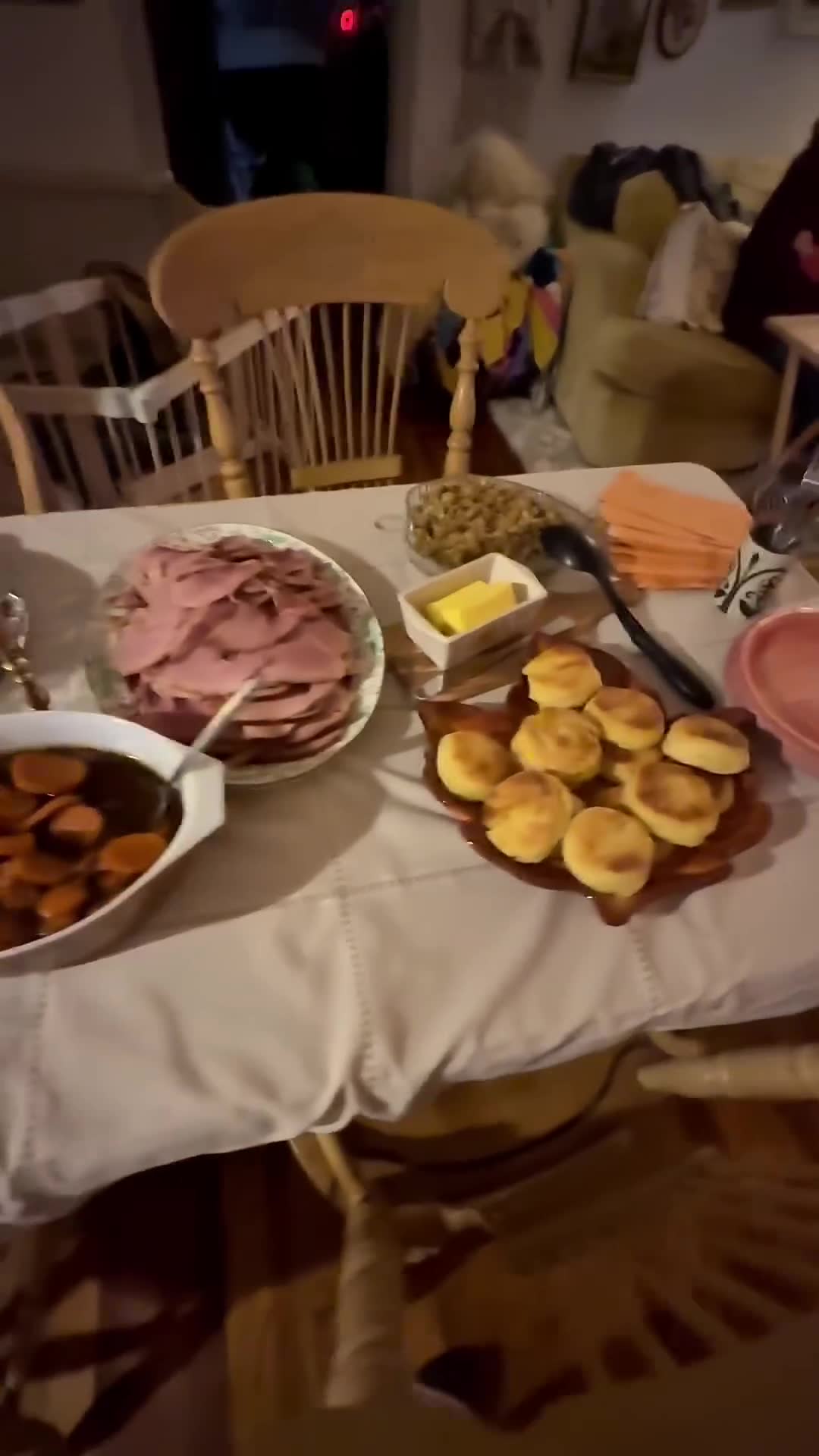 Holiday meal that reflects new family circumstances