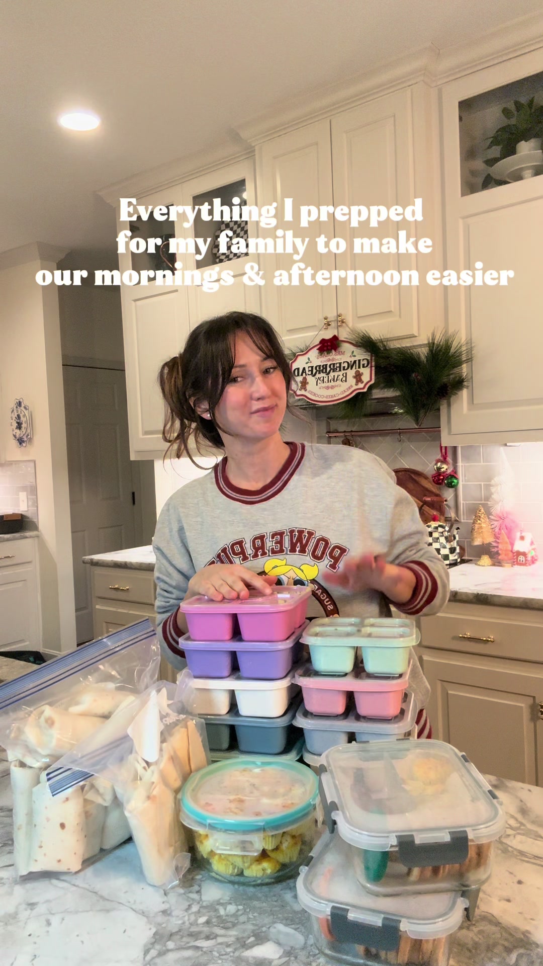 Meal prep organization helping family mornings and afternoons flow smoothly