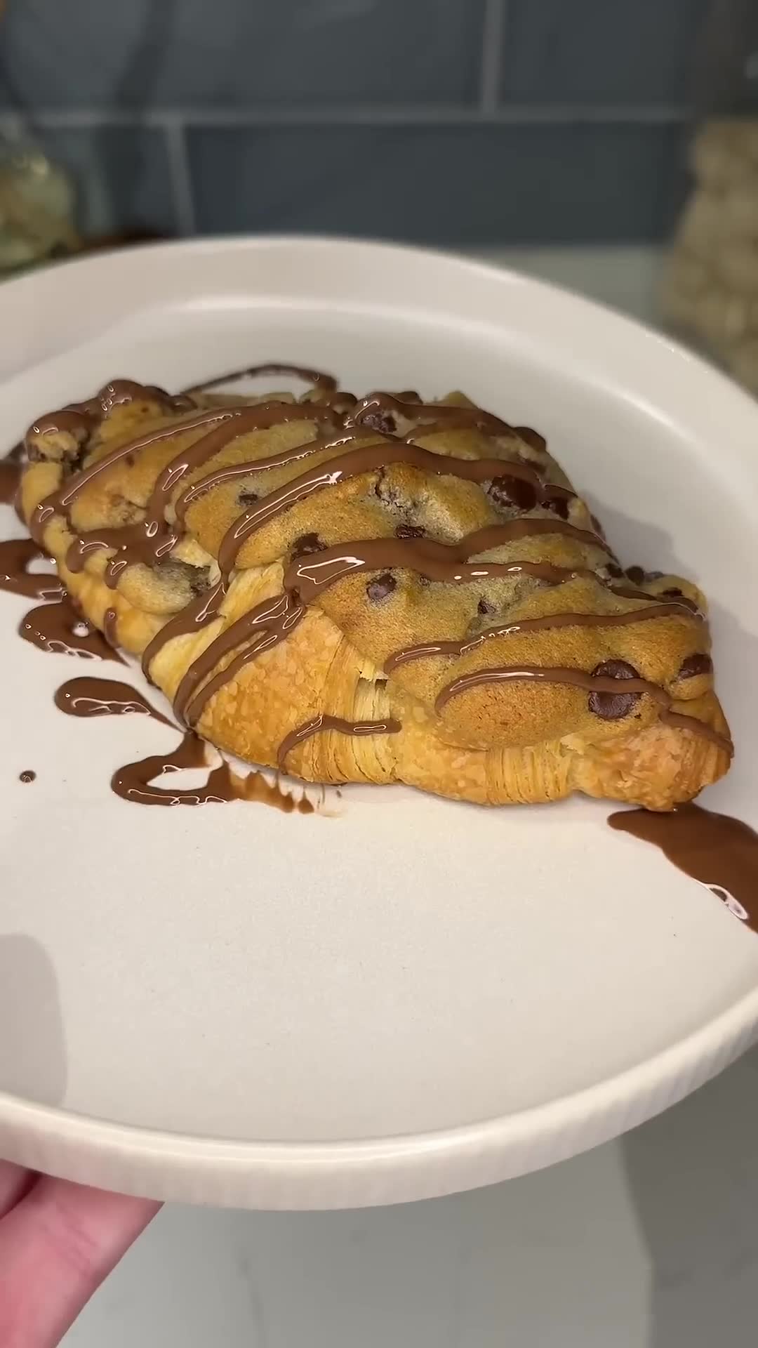 Layered dough technique brings croissant texture to cookie format