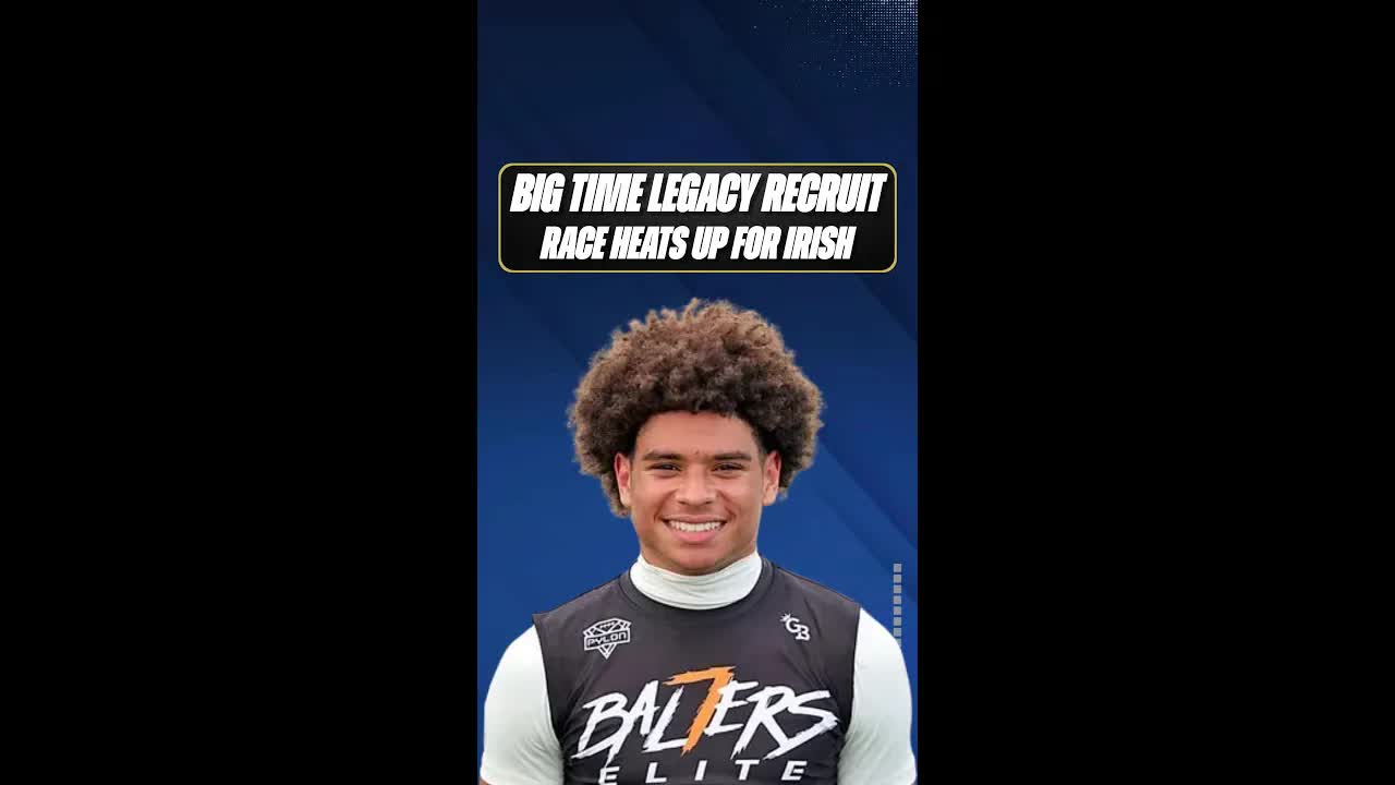 The race for #FightingIrish legacy recruit Julius Jones Jr is HEATING UP