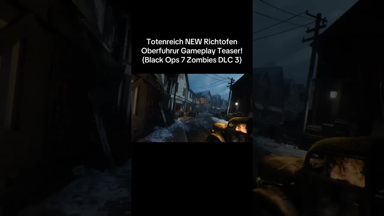 Totenreich NEW Richtofen Oberfuhrur Gameplay Teaser! (Black Ops 7 Zombies DLC 3 Totenreich Trailer)