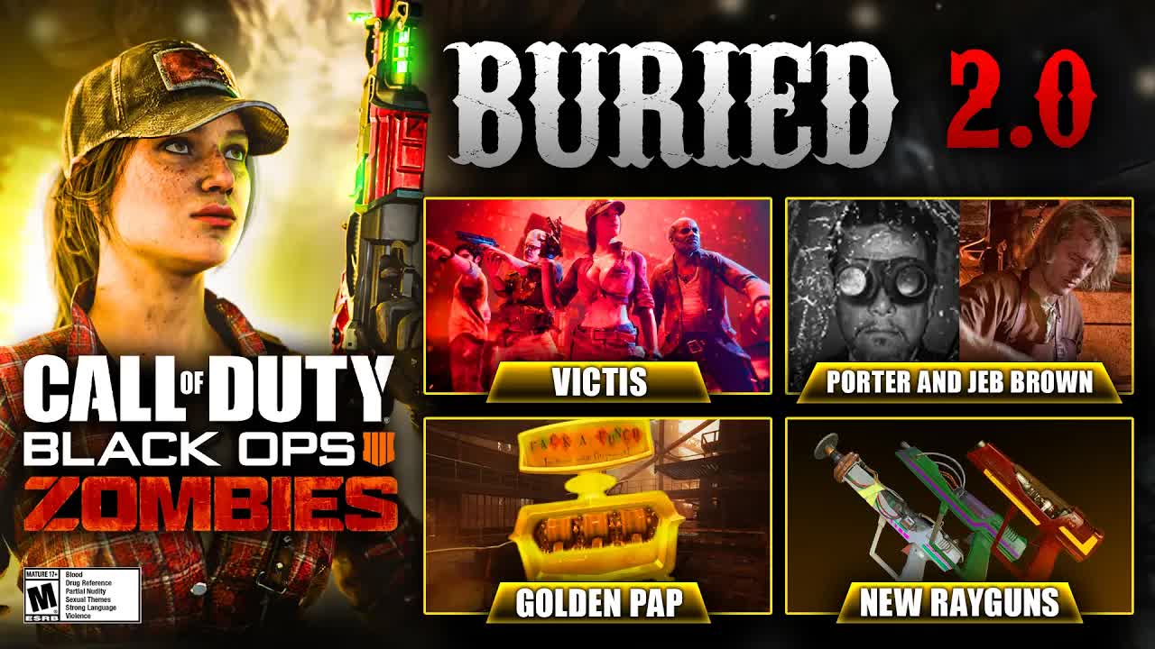 The Buried 2.0 Remake we NEVER Got Unearthed (Black Ops 4 Zombies Chronicles 2/Second Season Pass)