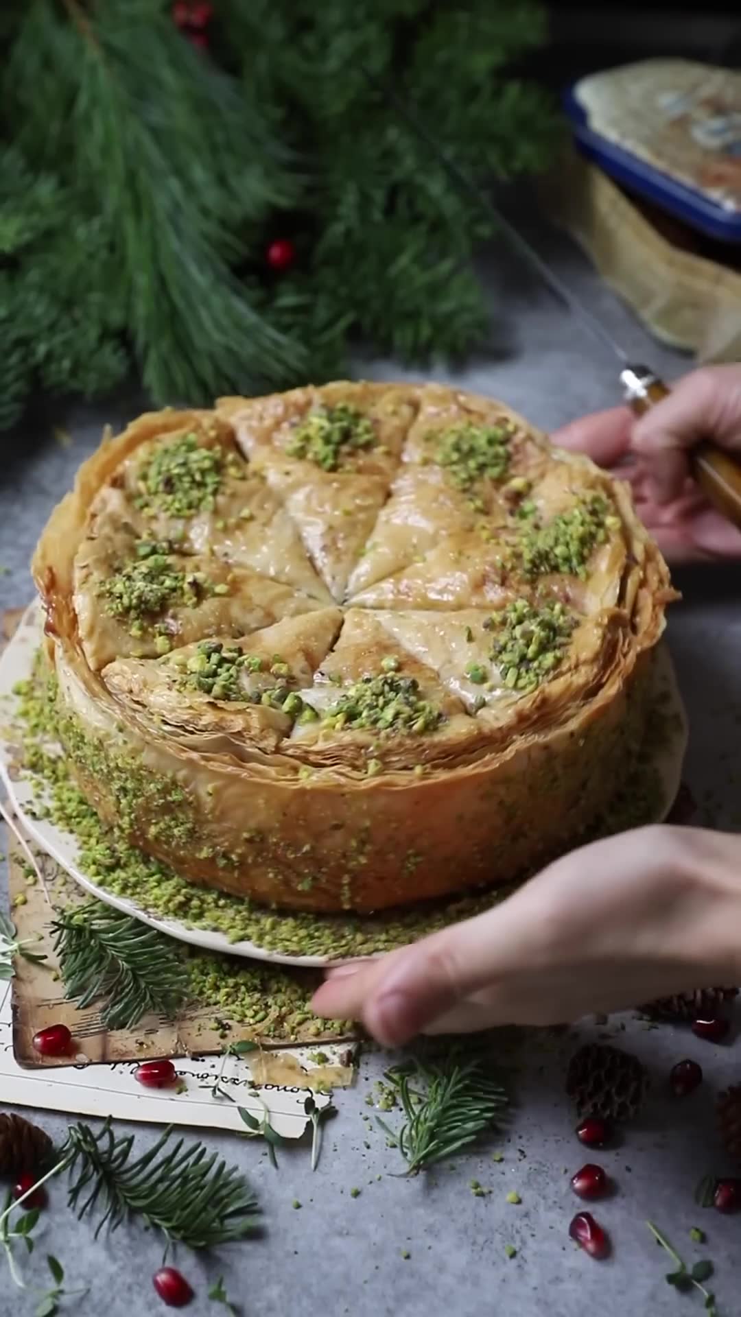 Reinventing traditional baklava through chilled and creamy versions