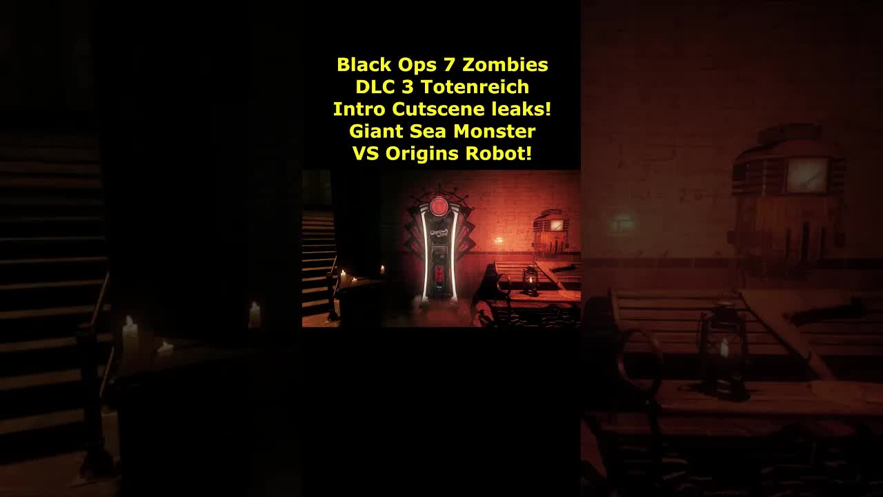 Totenreich Intro Cutscene Leaked! Giant Sea Monster VS Origins Robot! (Black Ops 7 Zombies DLC 3)