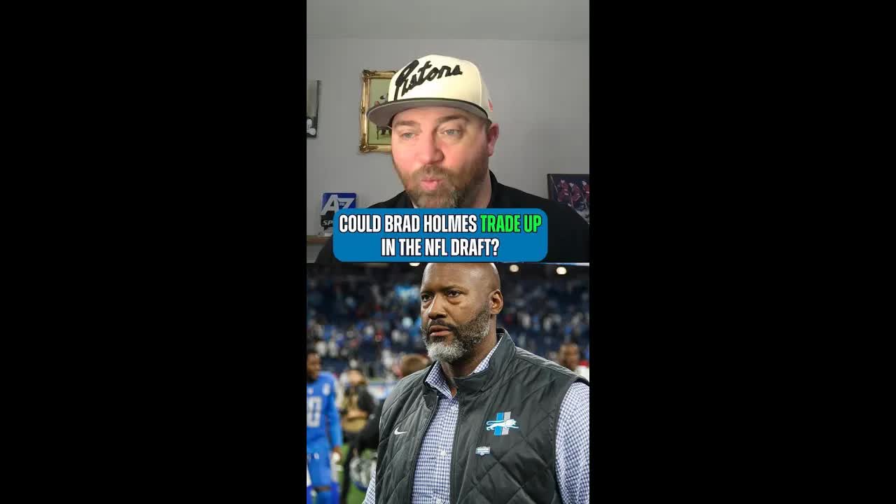 #Lions GM Brad Holmes could get aggressive and trade up in the #NFLDraft
