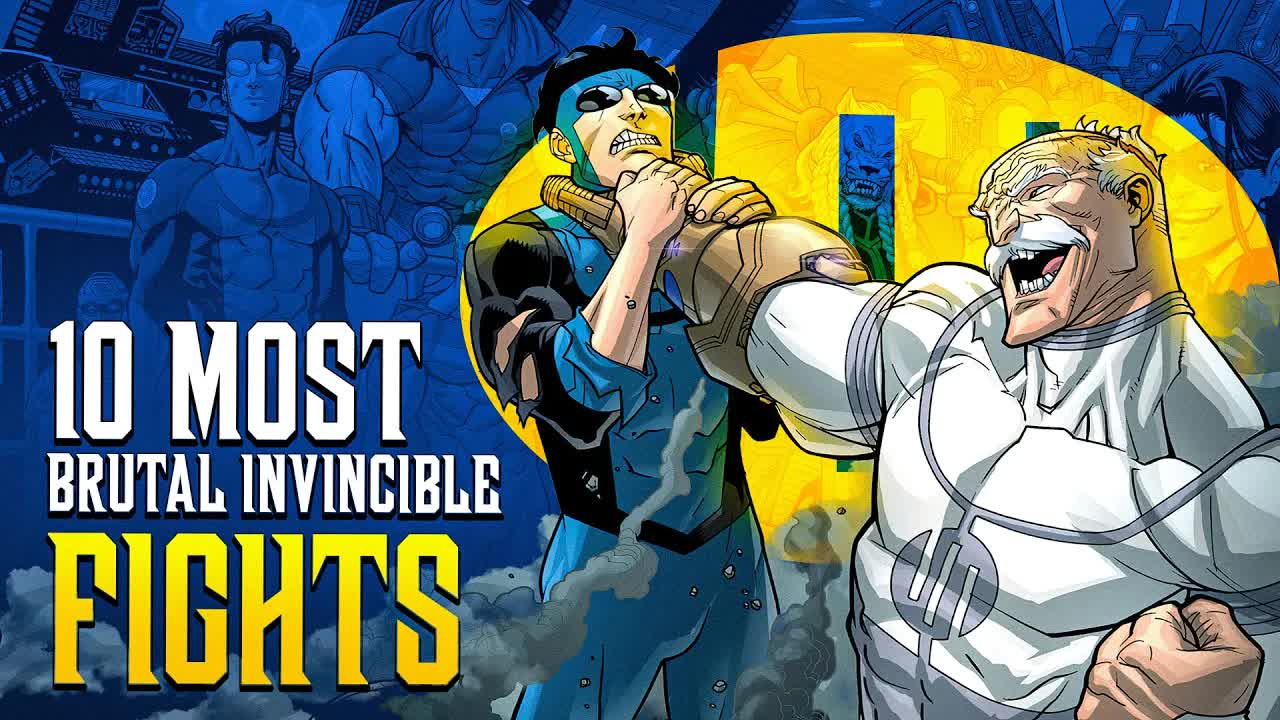 Top 10 MOST BRUTAL Invincible Fights of ALL TIME (Comics vs. Show)