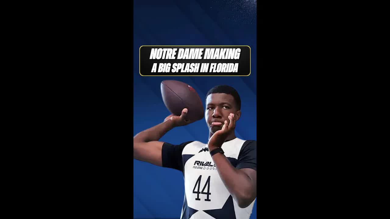 The #Irish look to make a splash in the state of Florida by closing in on QB recruit Champ Monds