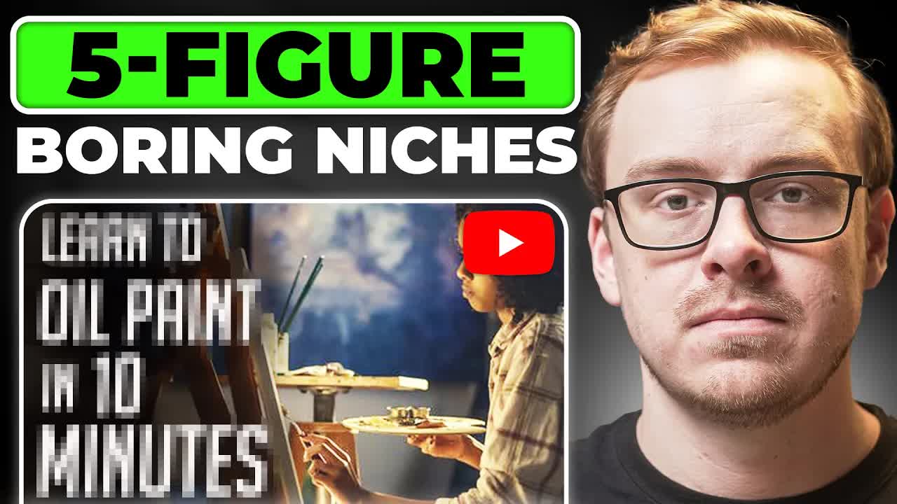 Boring YouTube Niches That Pay Like Crazy (5 Figures A Month)