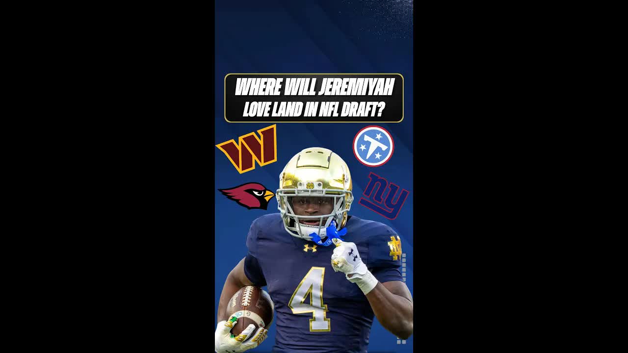 Where will #FightingIrish running back Jeremiyah Love go tonight in the 2026 NFL draft?