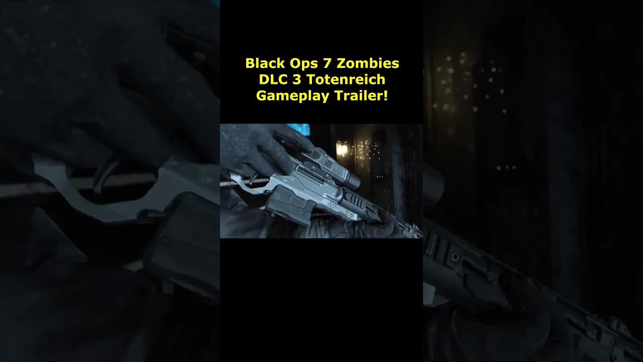 Totenreich Gameplay Trailer! (Black Ops 7 Zombies DLC 3 Season 3 Reloaded Totenreich Map Trailer)