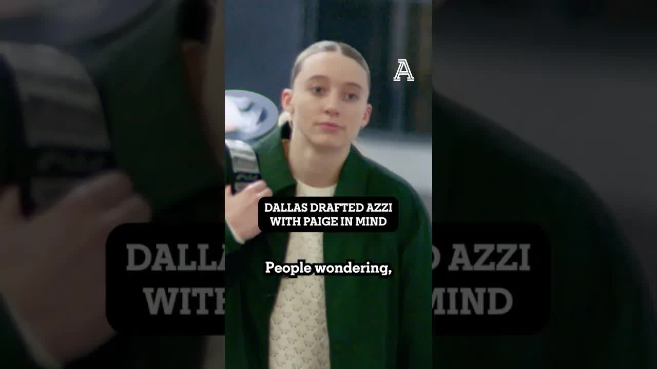Did Paige influence the Wings to draft Azzi?